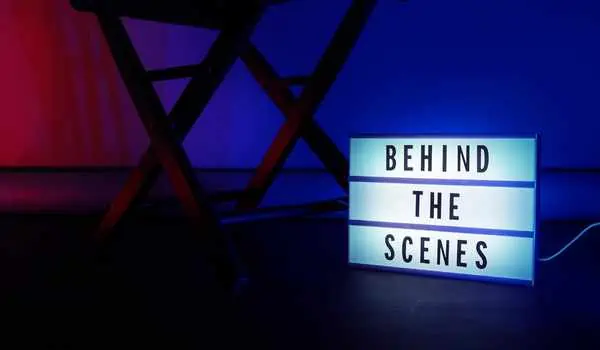 behind the scenes sign