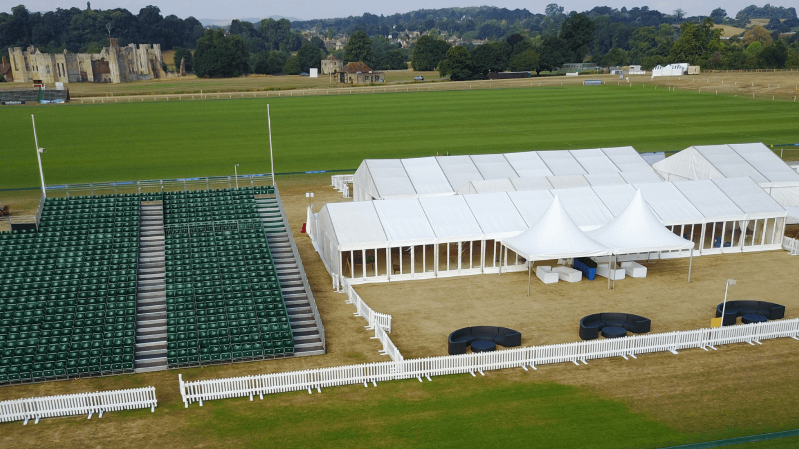 Aerial event photography