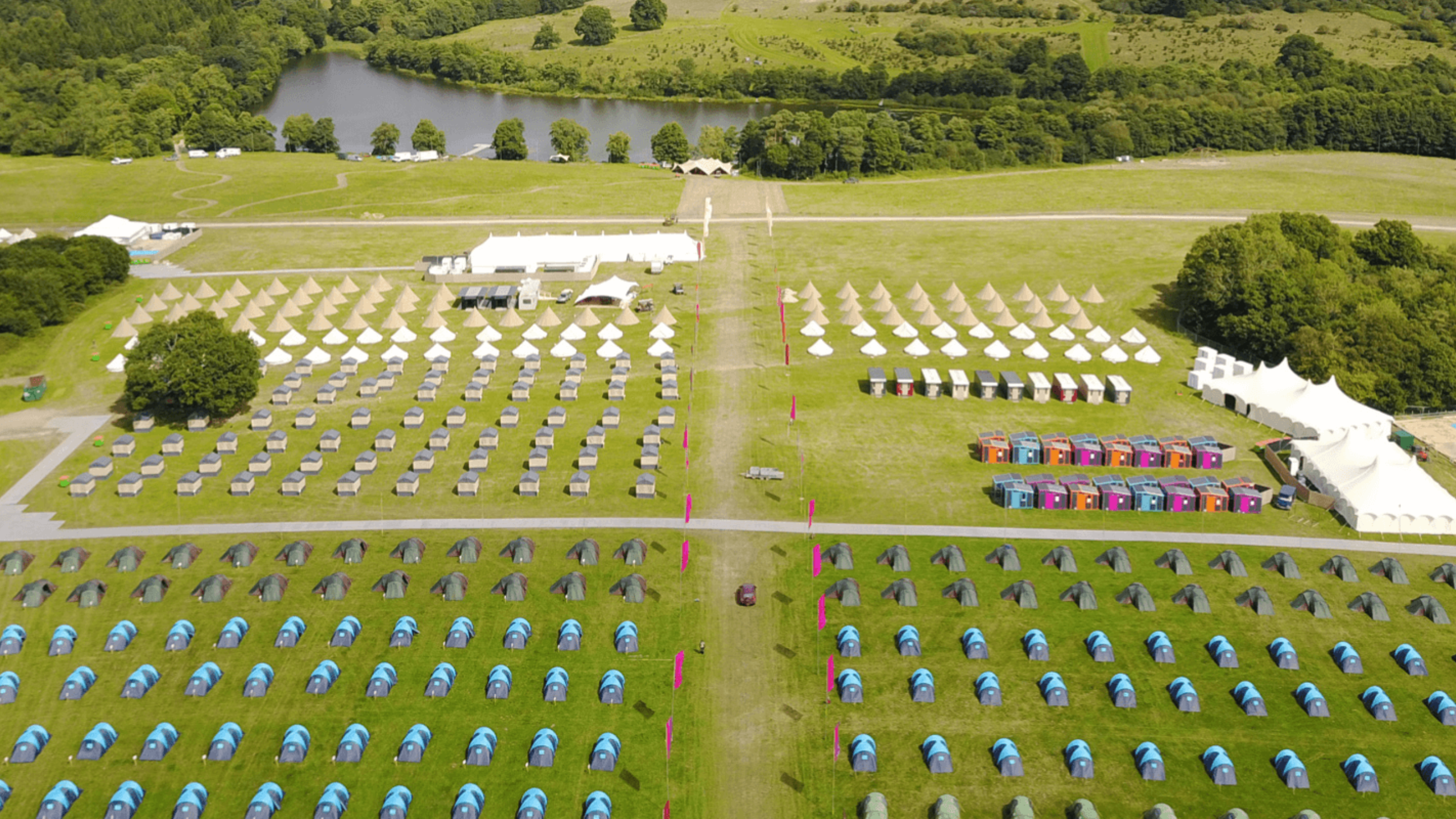 Aerial event photography